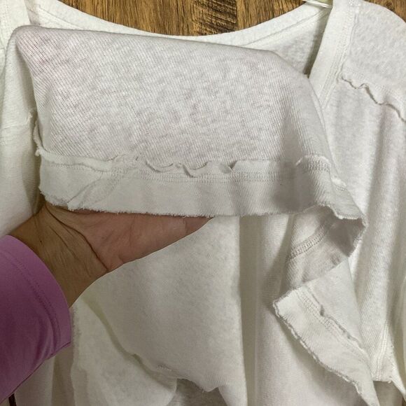 NWOT Free People Heritage Henley, Medium, White, OB1281381 - Picture 9 of 14